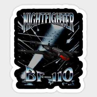 Messerschmitt Bf 110 world war two night fighter Me 110 Sticker